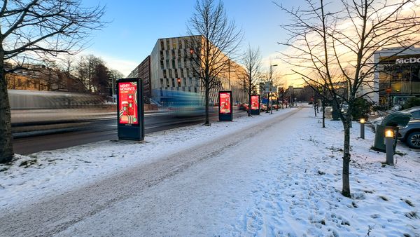 Vallila Teollisuuskatu E, F G, Eastbound
